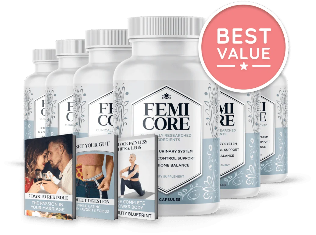 FemiCore 6-bottle kit with bonuses